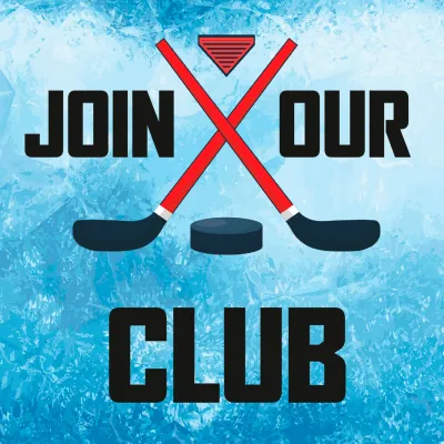 Custom Outdoor Yard Signs Multiple Sizes Join Our Club Ice Hockey