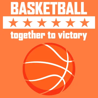 Custom Outdoor Yard Signs Multiple Sizes Basketball Together Victory