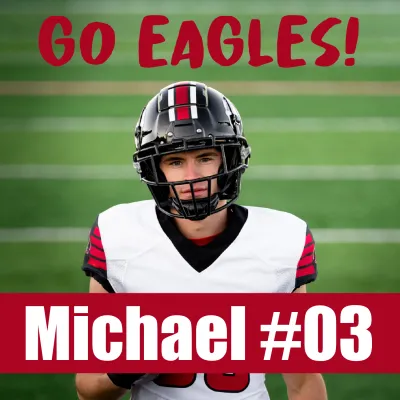 Custom Outdoor Yard Signs Multiple Sizes Athlete Name Number 2