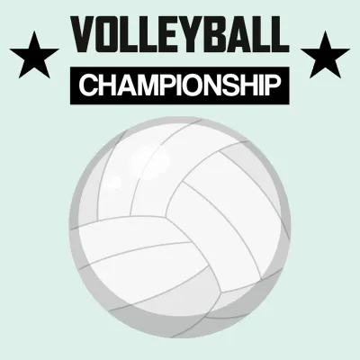 Custom Outdoor Yard Signs Multiple Sizes Volleyball Championship