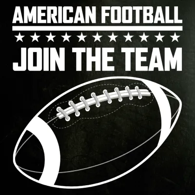 Custom Outdoor Yard Signs Multiple Sizes American Football