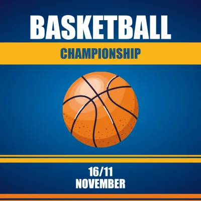 Custom Outdoor Yard Signs Multiple Sizes Baketball Championship