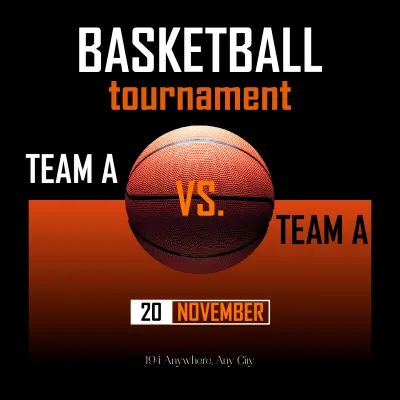 Custom Outdoor Yard Signs Multiple Sizes Basketball Team