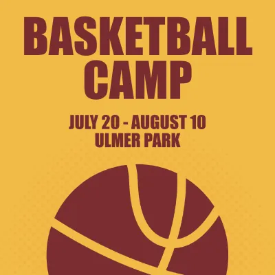 Custom Outdoor Yard Signs Multiple Sizes Basketball Camp