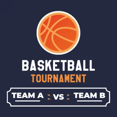 Custom Outdoor Yard Signs Multiple Sizes Basketball Team Tournament