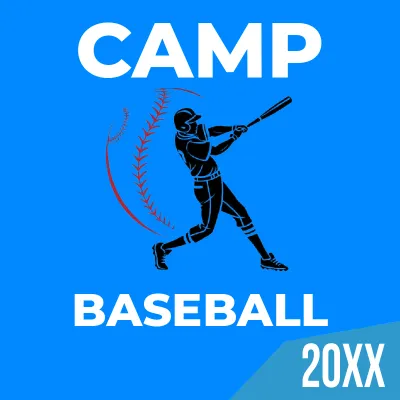 Custom Outdoor Yard Signs Multiple Sizes Baseball Camp