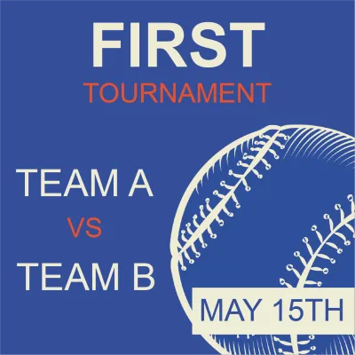Custom Outdoor Yard Signs Multiple Sizes First Tournament