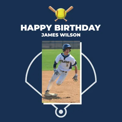 Custom Outdoor Yard Signs Multiple Sizes Softball Birthday