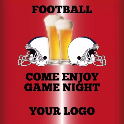 Custom Outdoor Yard Signs Multiple Sizes Football Game Night