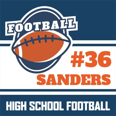 Custom Outdoor Yard Signs Multiple Sizes High School Football