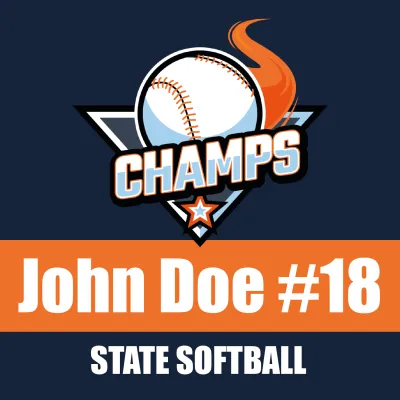 Custom Outdoor Yard Signs Multiple Sizes State Softball