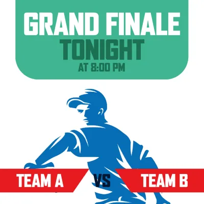Custom Outdoor Yard Signs Multiple Sizes Softball Grand Finale