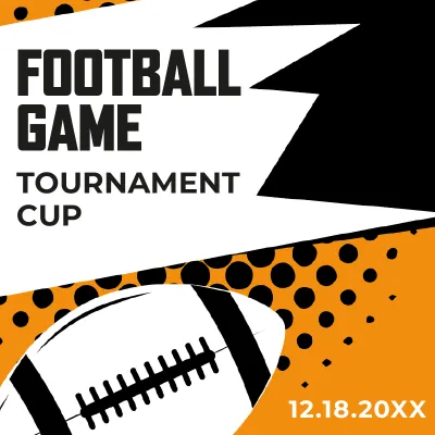 Custom Outdoor Yard Signs Multiple Sizes Football Game