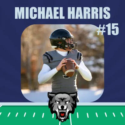 Custom Outdoor Yard Signs Multiple Sizes Footballer