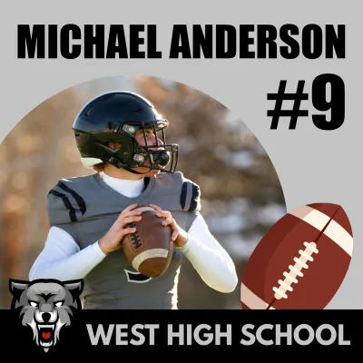 Custom Outdoor Yard Signs Multiple Sizes High School Football