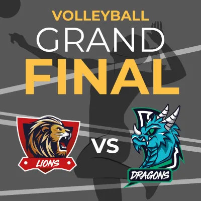 Custom Outdoor Yard Signs Multiple Sizes Volleyball Grand Final