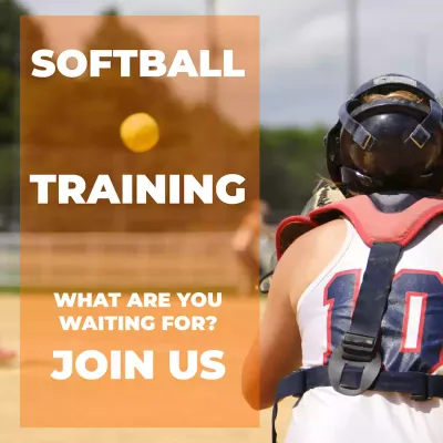 Custom Outdoor Yard Signs Multiple Sizes Softball Training