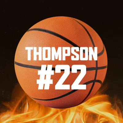 Custom Outdoor Yard Signs Multiple Sizes Basketball Game