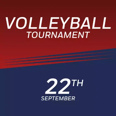 Custom Outdoor Yard Signs Multiple Sizes Volleyball Tournament Sign