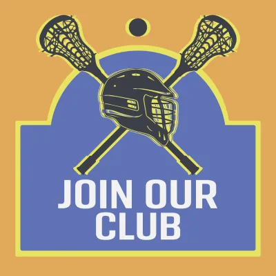 Custom Outdoor Yard Signs Multiple Sizes Lacrosse Join Our Club