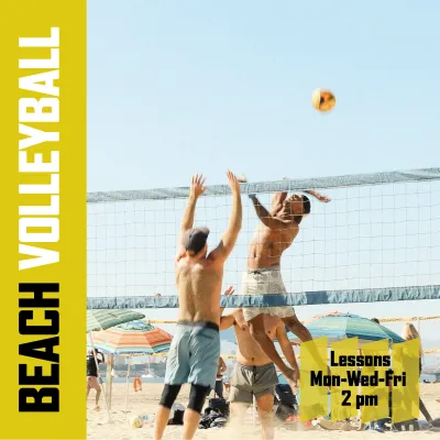 Custom Outdoor Yard Signs Multiple Sizes Beach Volleybal Lessons