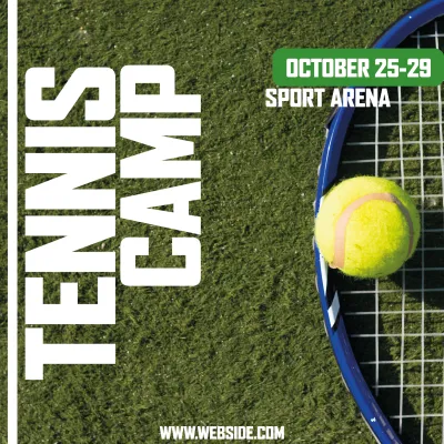 Custom Outdoor Yard Signs Multiple Sizes Sport Arena Tennis