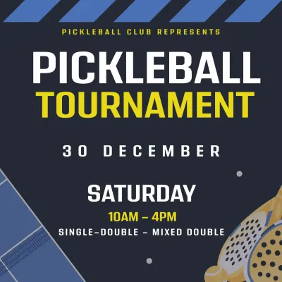 Custom Outdoor Yard Signs Multiple Sizes Pickleball Tournament