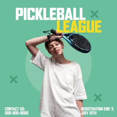 Custom Outdoor Yard Signs Multiple Sizes Pickleball League