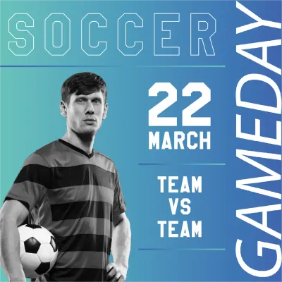 Custom Outdoor Yard Signs Multiple Sizes Soccer Game Day
