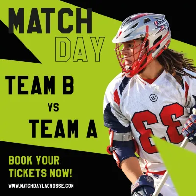 Custom Outdoor Yard Signs Multiple Sizes Lacrosse Match Day