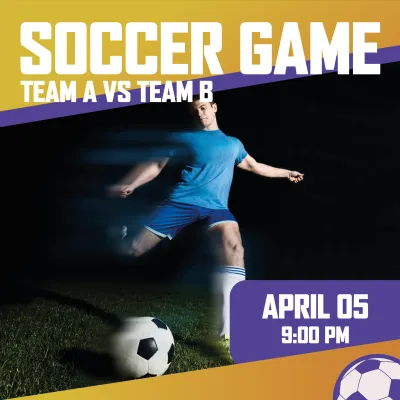 Custom Outdoor Yard Signs Multiple Sizes Soccer Game Team