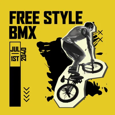 Custom Outdoor Yard Signs Multiple Sizes BMX Free Style