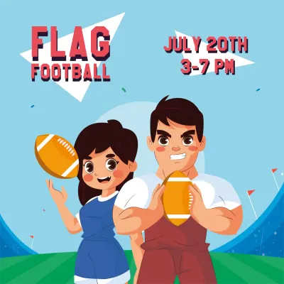 Custom Outdoor Yard Signs Multiple Sizes Flag Football