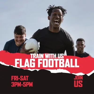 Custom Outdoor Yard Signs Multiple Sizes Flag Footall Training