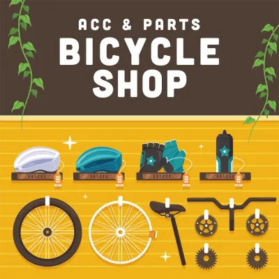 Custom Outdoor Yard Signs Multiple Sizes Bicycle Shop