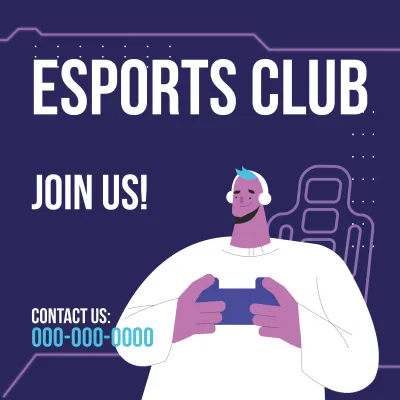 Custom Outdoor Yard Signs Multiple Sizes Esports Club
