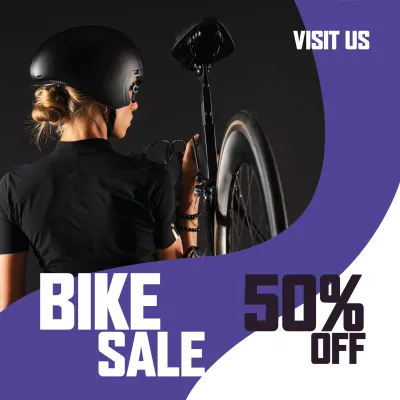 Custom Outdoor Yard Signs Multiple Sizes Bike Sale