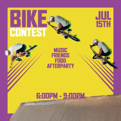 Custom Outdoor Yard Signs Multiple Sizes Bike Contest
