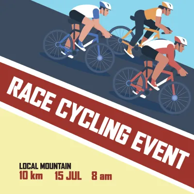 Custom Outdoor Yard Signs Multiple Sizes Race Cycling Event