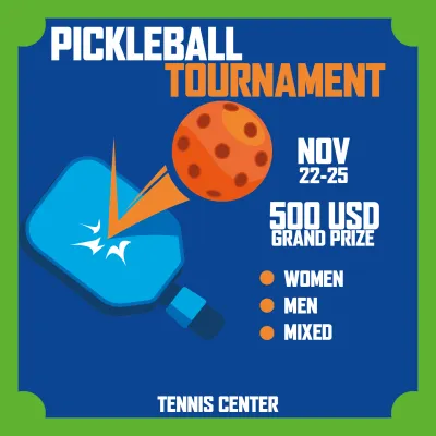 Custom Outdoor Yard Signs Multiple Sizes Pickleball Tennis