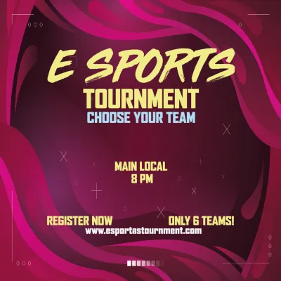 Custom Outdoor Yard Signs Multiple Sizes Esports Team Tournament