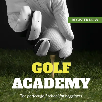 Custom Outdoor Yard SIgns Multiple Sizes Golf Academy