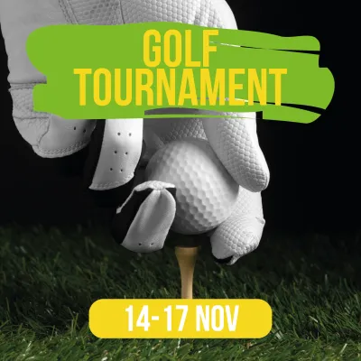 Custom Outdoor Yard Signs Multiple Sizes May Golf Tournament