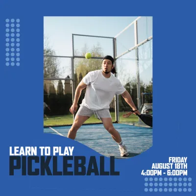 Custom Outdoor Yard Signs Multiple Sizes Learn Pickleball