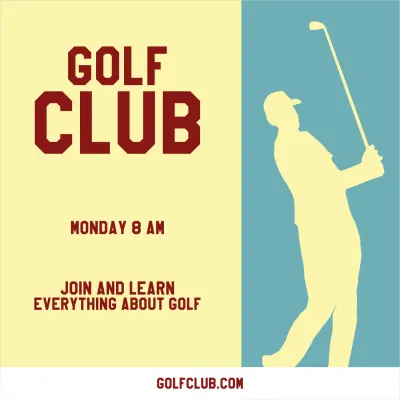 Custom Outdoor Yard Signs Multiple Sizes Join Golf Club