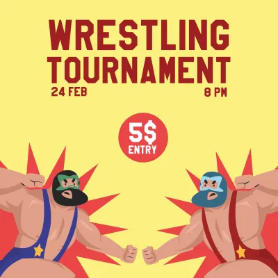 Custom Outdoor Yard Signs Multiple Sizes Tournament Wrestling
