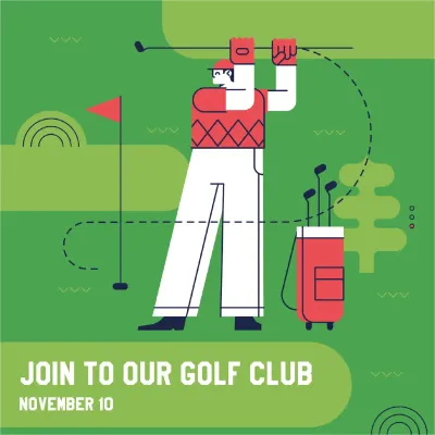 Custom Outdoor Yard Signs Multiple Sizes Join Golf Club