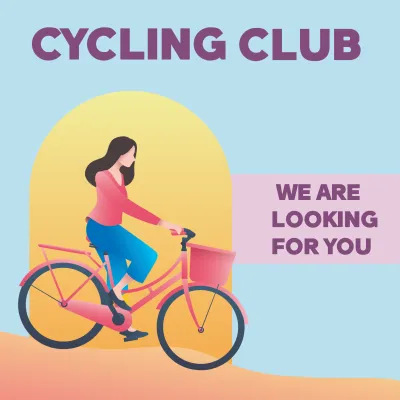 Custom Outdoor Yard Signs Multiple Sizes Cycling Club