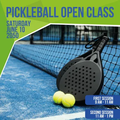 Custom Outdoor Yard Signs Multiple Sizes Pickelball Class
