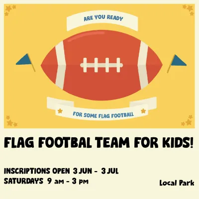 Custom Outdoor Yard Signs Multiple Sizes Kids Flag Football
